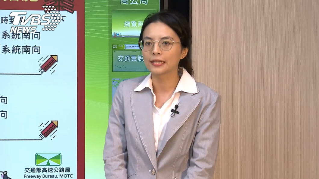 高公局路況預報員游衣芸。(圖/TVBS)