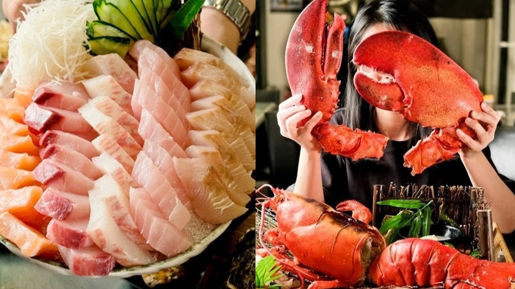 海鮮控有福啦！　超狂生魚片臉盆、巨型龍蝦浮誇上桌