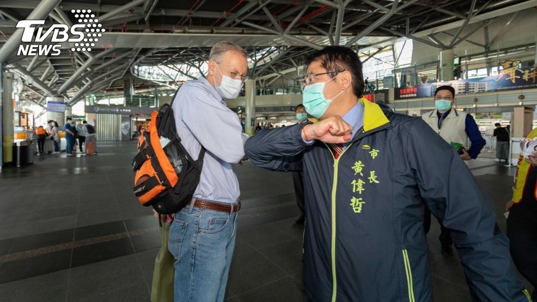 AIT處長酈英傑現身台南 黃偉哲:請繼續享受