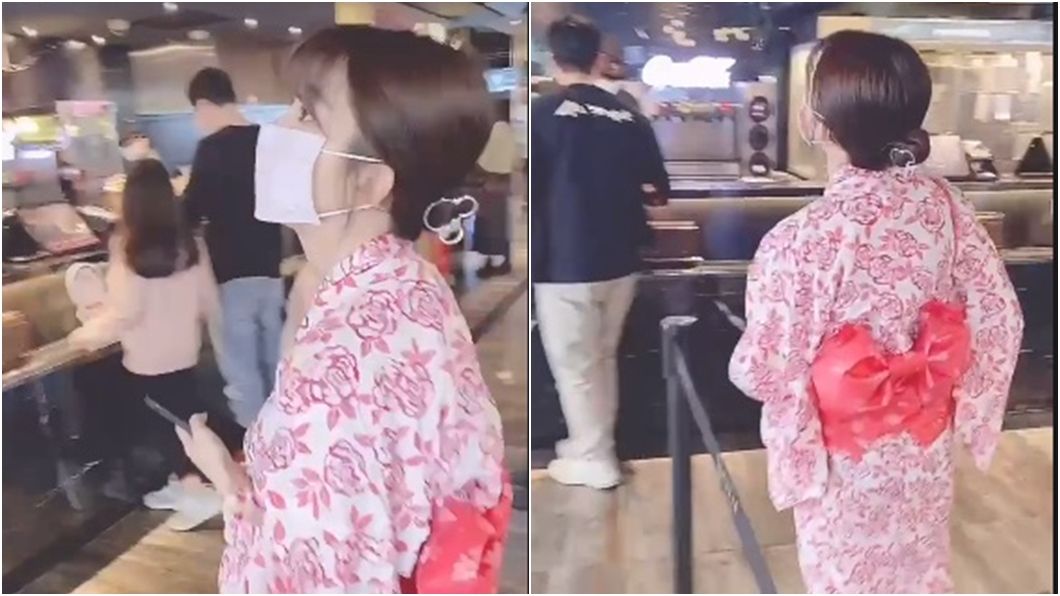 浴衣正妹信義區排隊買票 路人猛看竟是2女神