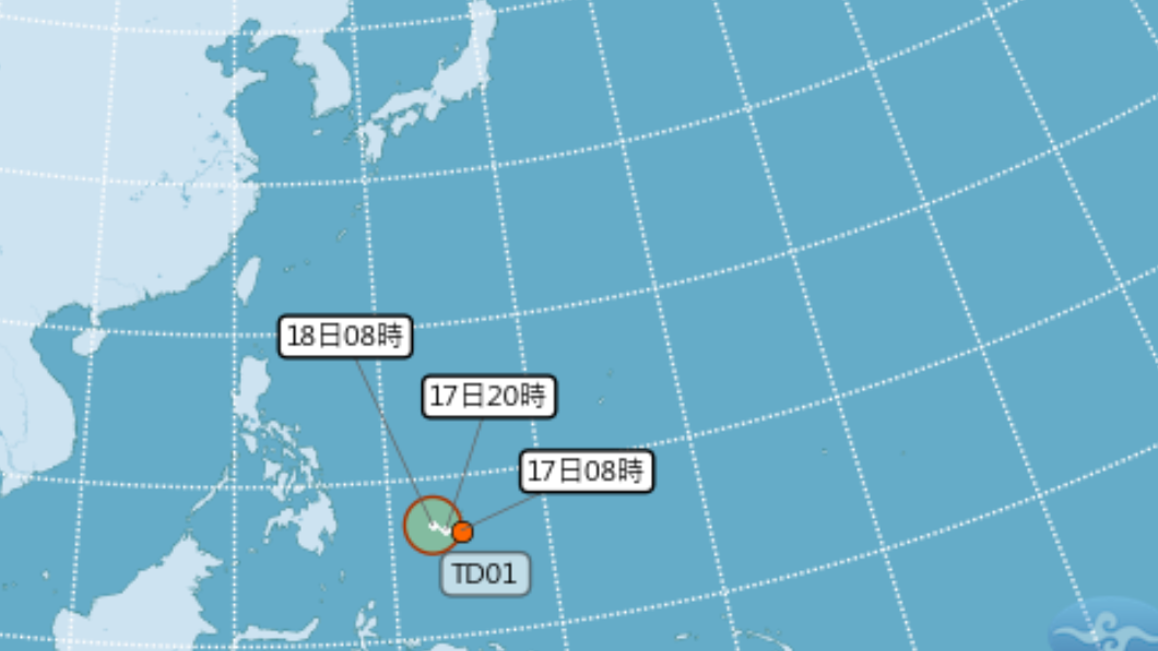 氣象局估今年首颱杜鵑一天內形成 預測路徑出爐
