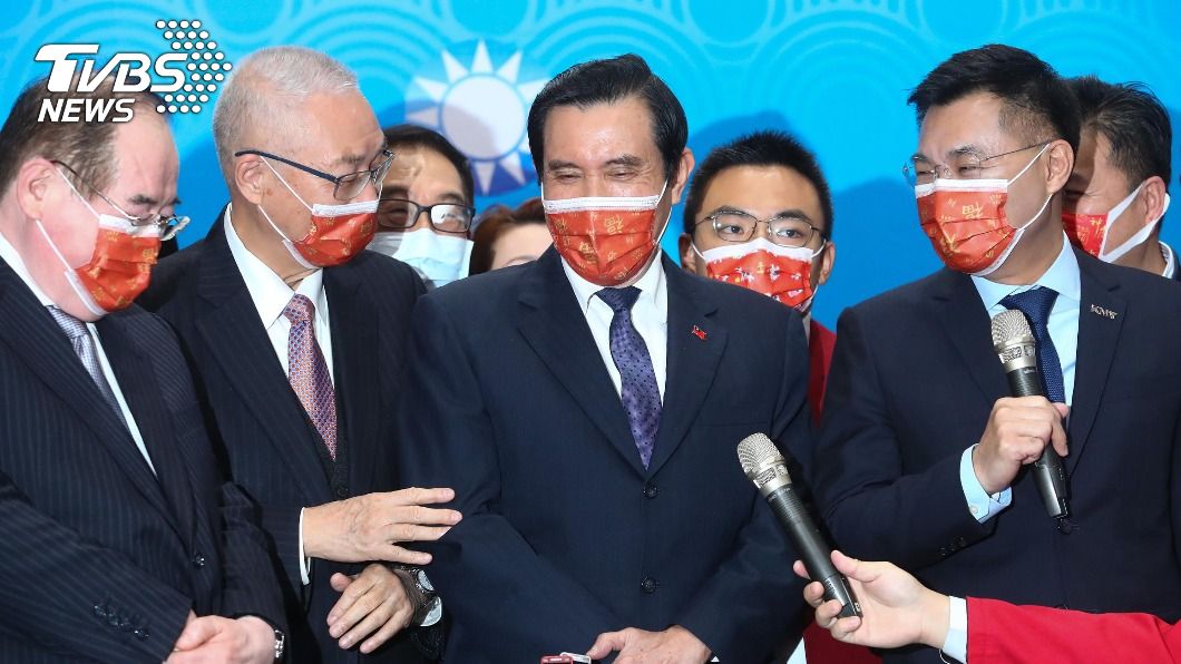 國民黨新春餐敘馬王出席 江啟臣駁「個人主場」之說