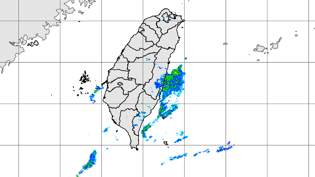 東部有局部降雨機會。(圖/中央氣象局)