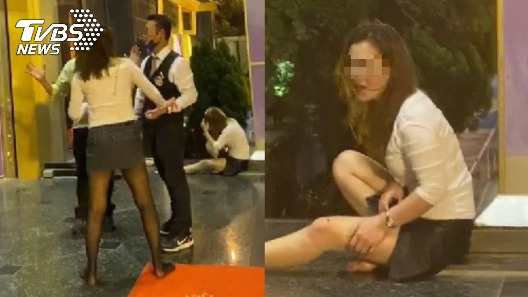 2人最後鬧上警局，酒醒後決定不提告。（圖／TVBS）