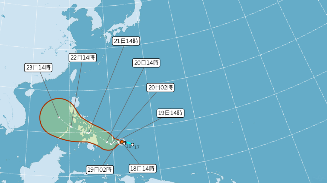 40年僅8個2月颱!輕颱杜鵑形成 23日起東半部有雨