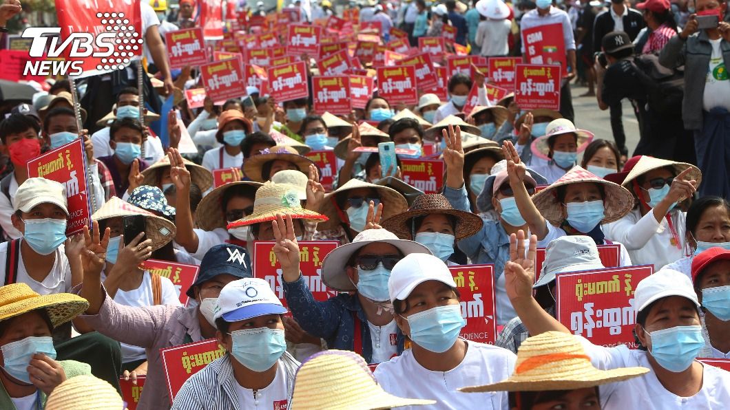 國際紛對緬甸軍方祭制裁 政變反對派表歡迎