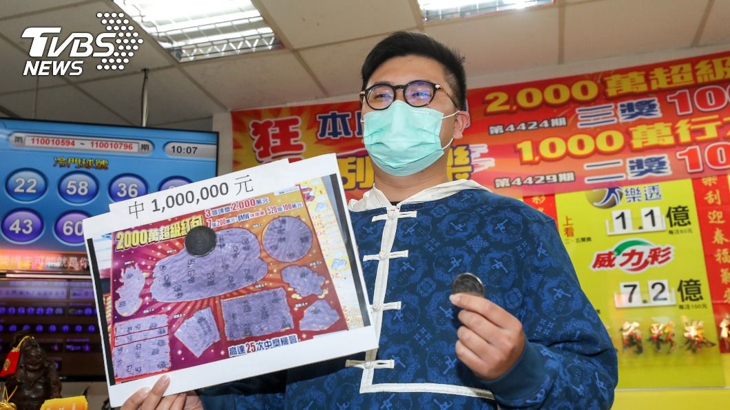凌晨鍥而不捨找彩券行　20多歲男現身報喜刮出百萬