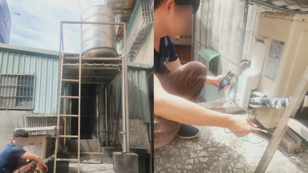 所幸師傅觸電後撿回一命。(圖/翻攝自爆怨公社)