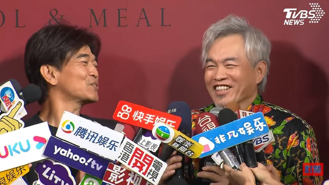 吳宗憲和康康一起受訪。(圖/TVBS)