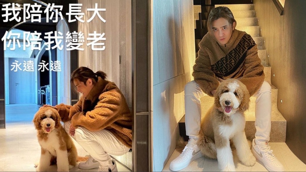 羅志祥喊話狗女兒要陪他變老。(圖/翻攝自羅志祥IG)