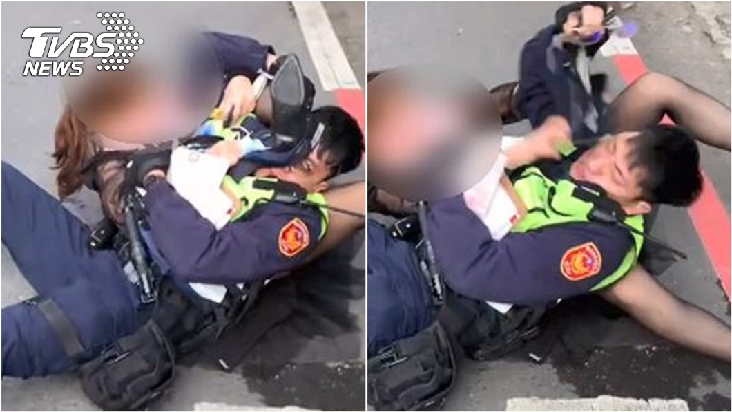 剪刀腳襲警後驗傷 貴婦喊冤「還原現場」:警誤導我