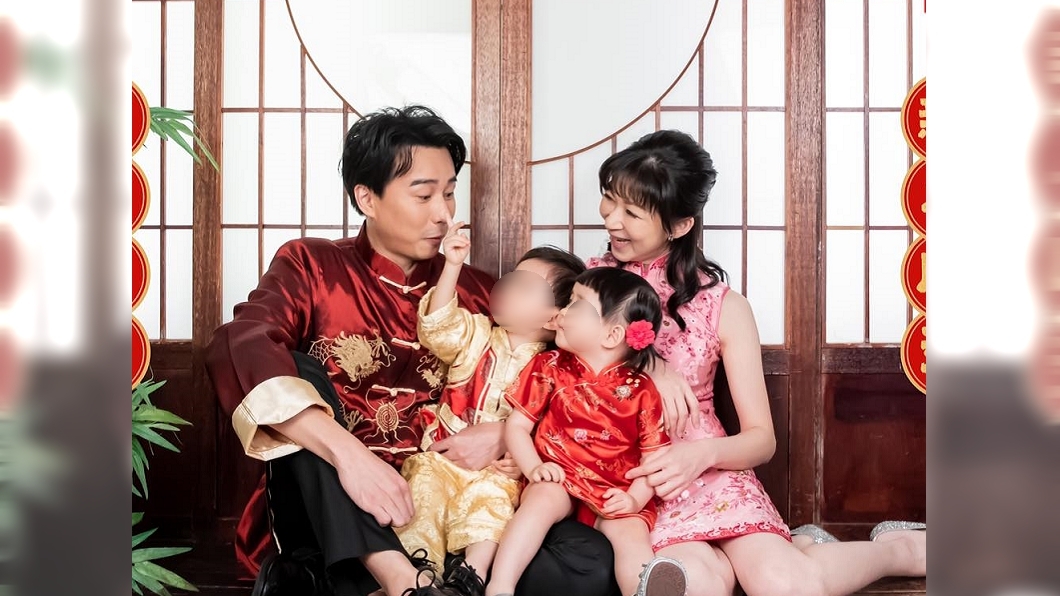 女星顏嘉樂和演員老公狄志杰生下龍鳳胎(圖/翻攝自顏嘉樂臉書)