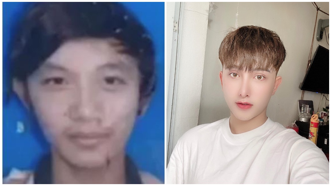 男子整形後整個運勢大開。(合成圖/翻攝自抖音)