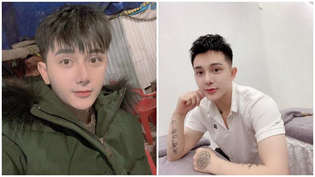 男子目前是化妝師還兼差當網紅。(合成圖/翻攝自抖音)