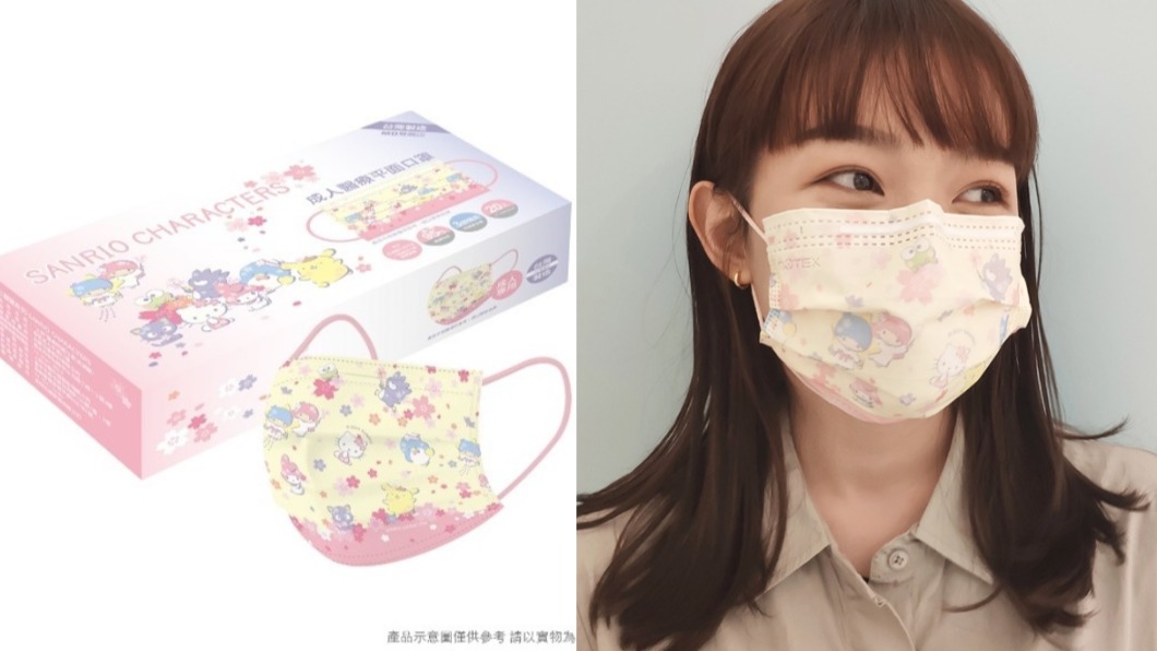 以粉色與鵝黃色為主色調,還有櫻花紛飛圖樣,超可愛。(圖/台歐企業)