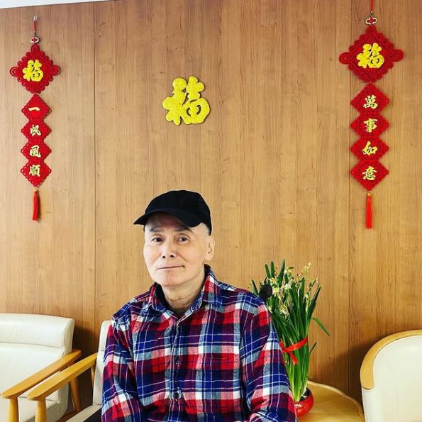 劉家輝近況曝光。(圖/翻攝自樊亦敏IG)