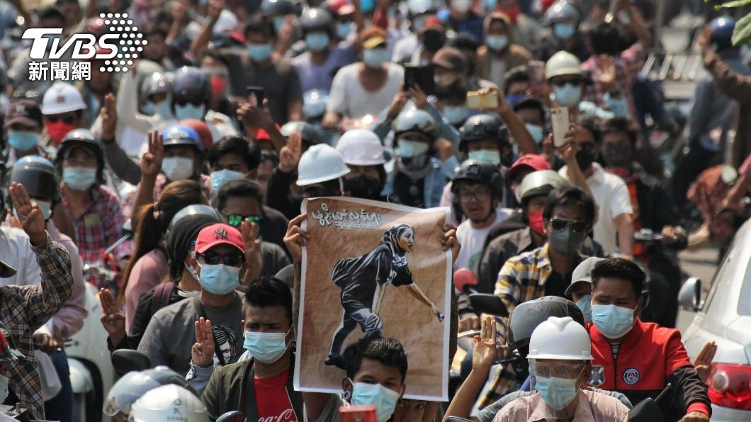 緬甸再爆血腥鎮壓! 1人喉部中彈亡、全國多處停電
