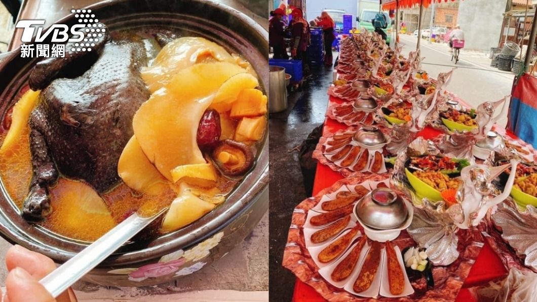 超豪華菜色讓網友們驚呼太霸氣。（圖／TVBS）