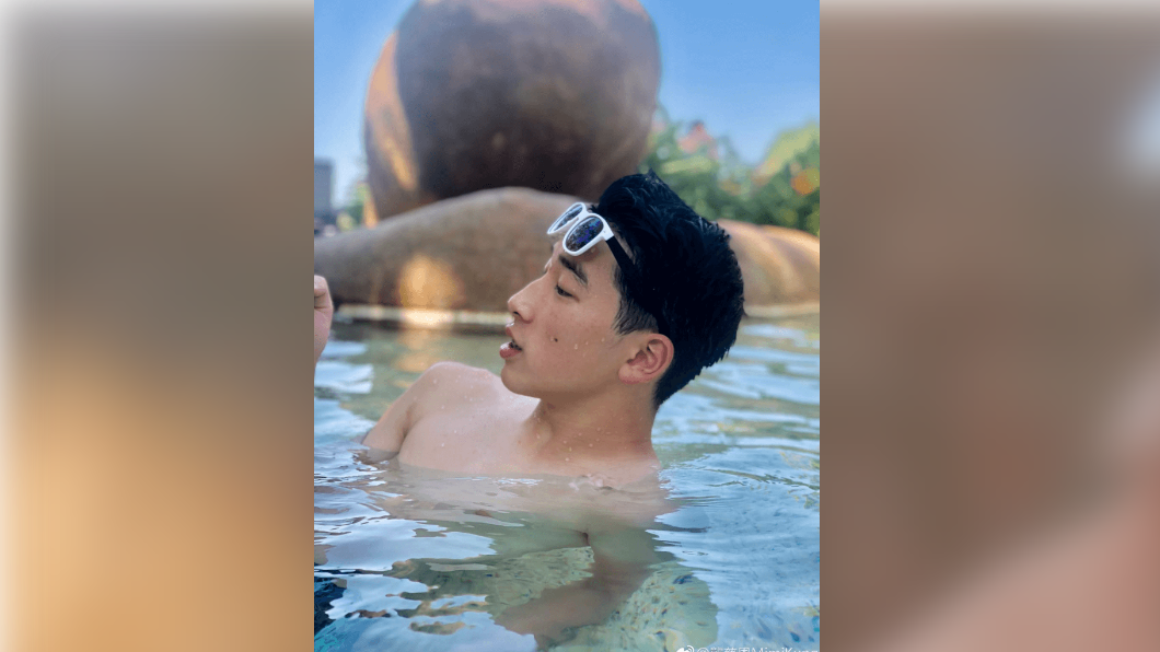 林卓毅擁有一張帥氣臉蛋。(圖/翻攝自龔慈恩微博)