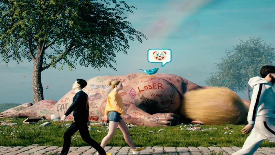 圖／翻攝自 artsy (Beeple crossroad) 網站