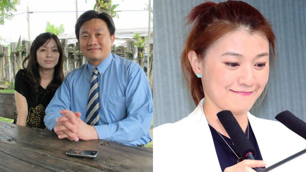 王定宇表示老婆李淑吟(左)知道他和顏若芳租屋的事。(圖/顏若芳臉書)