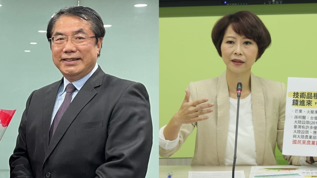 現任台南市長黃偉哲、立委陳亭妃。(圖/翻攝自黃偉哲、陳亭妃臉書)