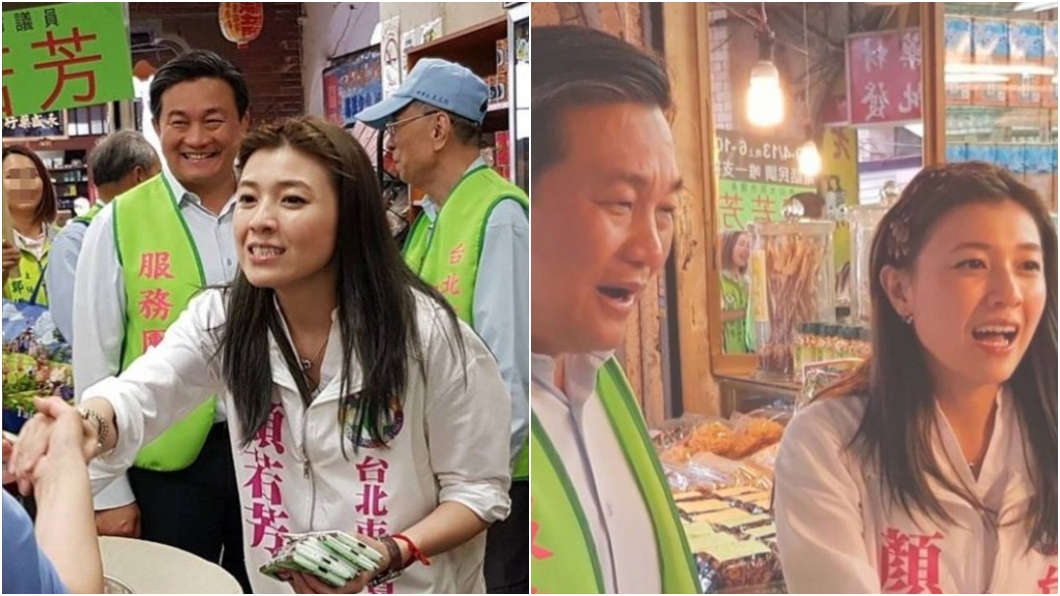 王定宇爆出與顏若芳同居。（圖／翻攝自顏若芳臉書、TVBS資料畫面）