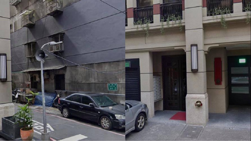 吳清風比對街景圖和顏若芳住處照片，指王定宇去年3月一張上工照地點就在此。（圖／翻攝自吳清風臉書）