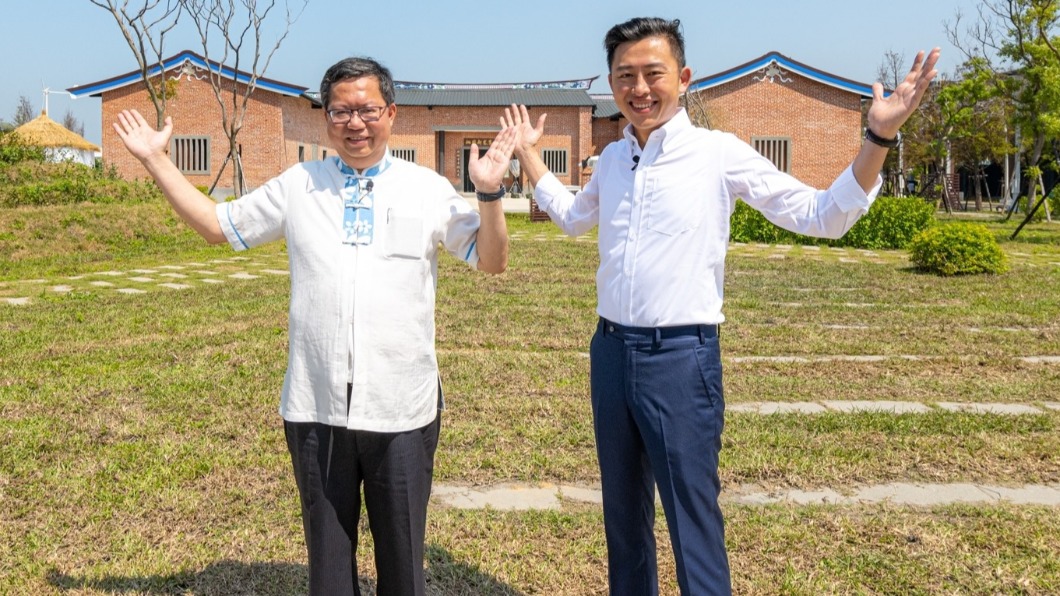 傳鄭文燦屬意林智堅當接班人。(圖/翻攝自鄭文燦臉書)