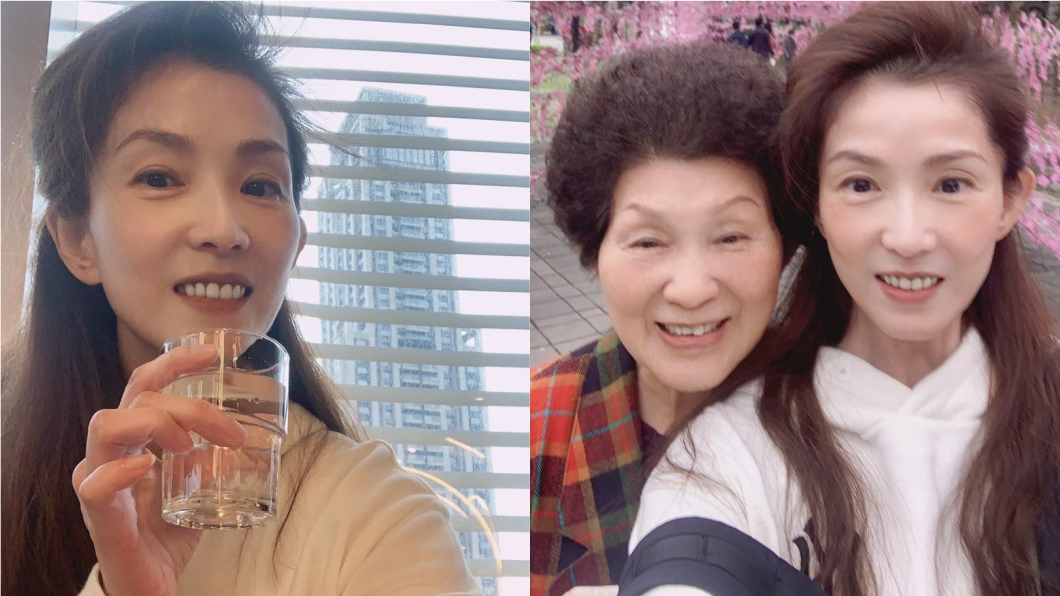 葉全真媽媽共度親子時光,笑容看起來十分幸福。(圖/翻攝自葉全真臉書)