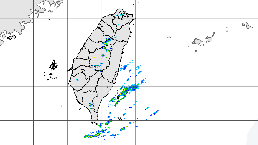 桃園以南則天氣穩定、降雨機率偏低。（圖／中央氣象局）