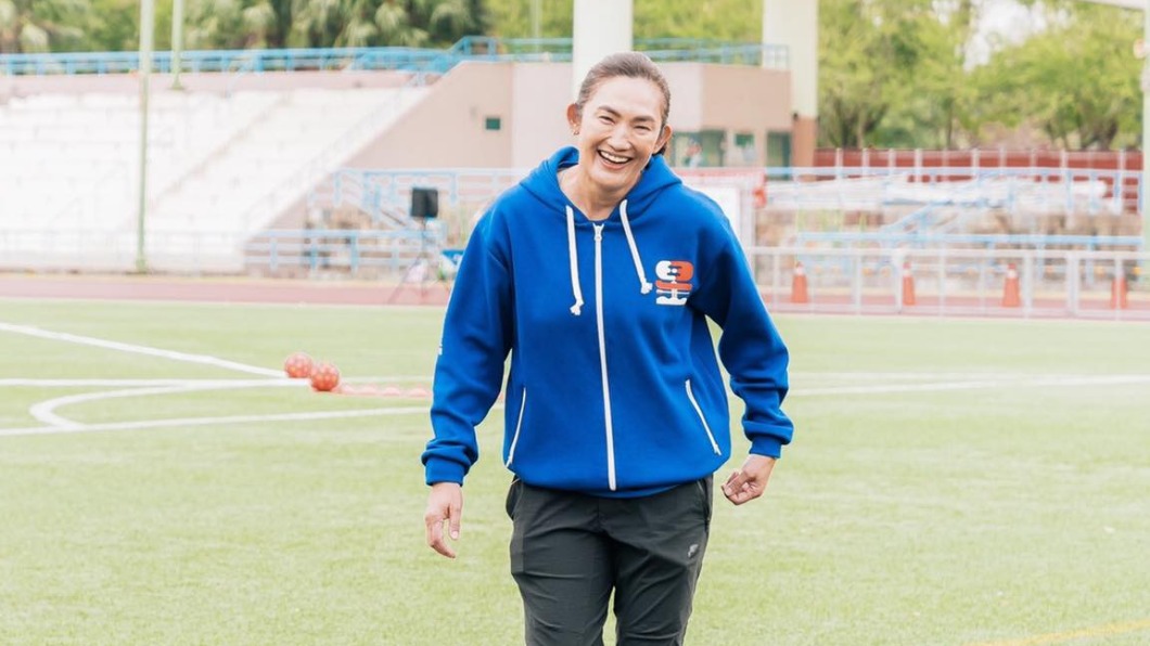 錢薇娟去(2020)年登上節目當領隊,再登演藝事業高峰。(圖/翻攝自全明星運動會臉書)
