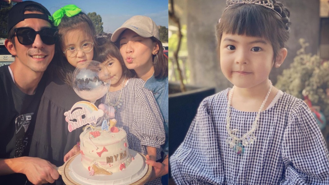 Bo妞4歲生日萌扮小公主 賈靜雯吐槽「3字」網笑翻