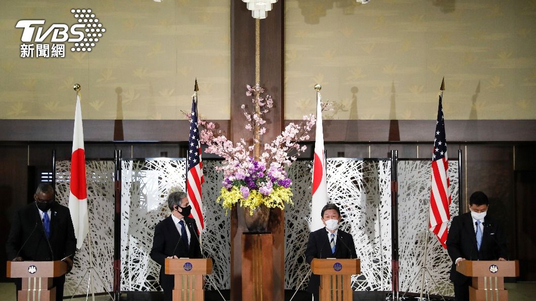 美日外交、國防首長會談警告大陸　反對脅迫行為