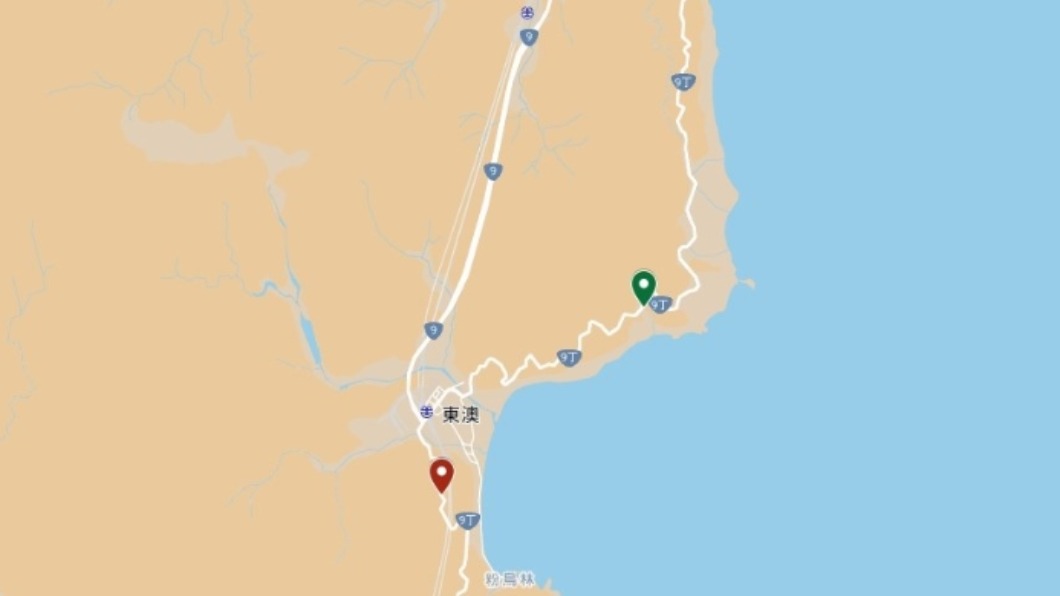 遊覽車撞山壁處非陸客團墜海點　新舊台9差很大