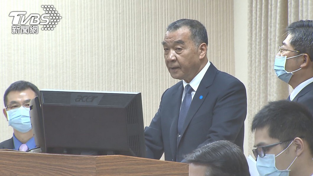面對大陸軍事威脅,邱國正表示「大陸要攻打幾天,我們就奉陪多少天」。(圖/TVBS)