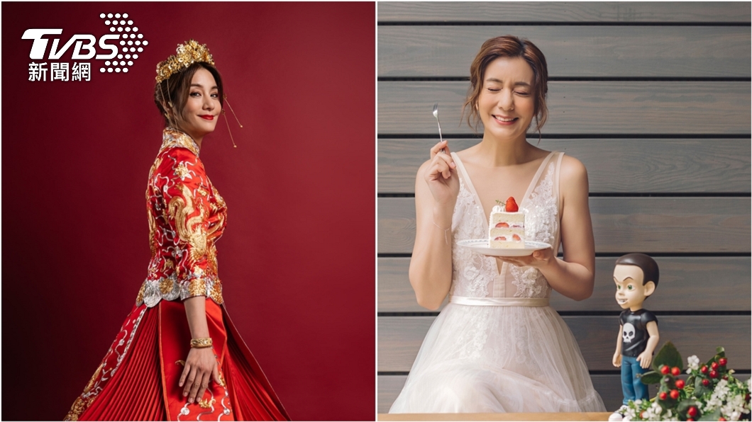 莎莎曾在《食尚玩家》節目中拍攝婚紗照。(圖/TVBS資料畫面)