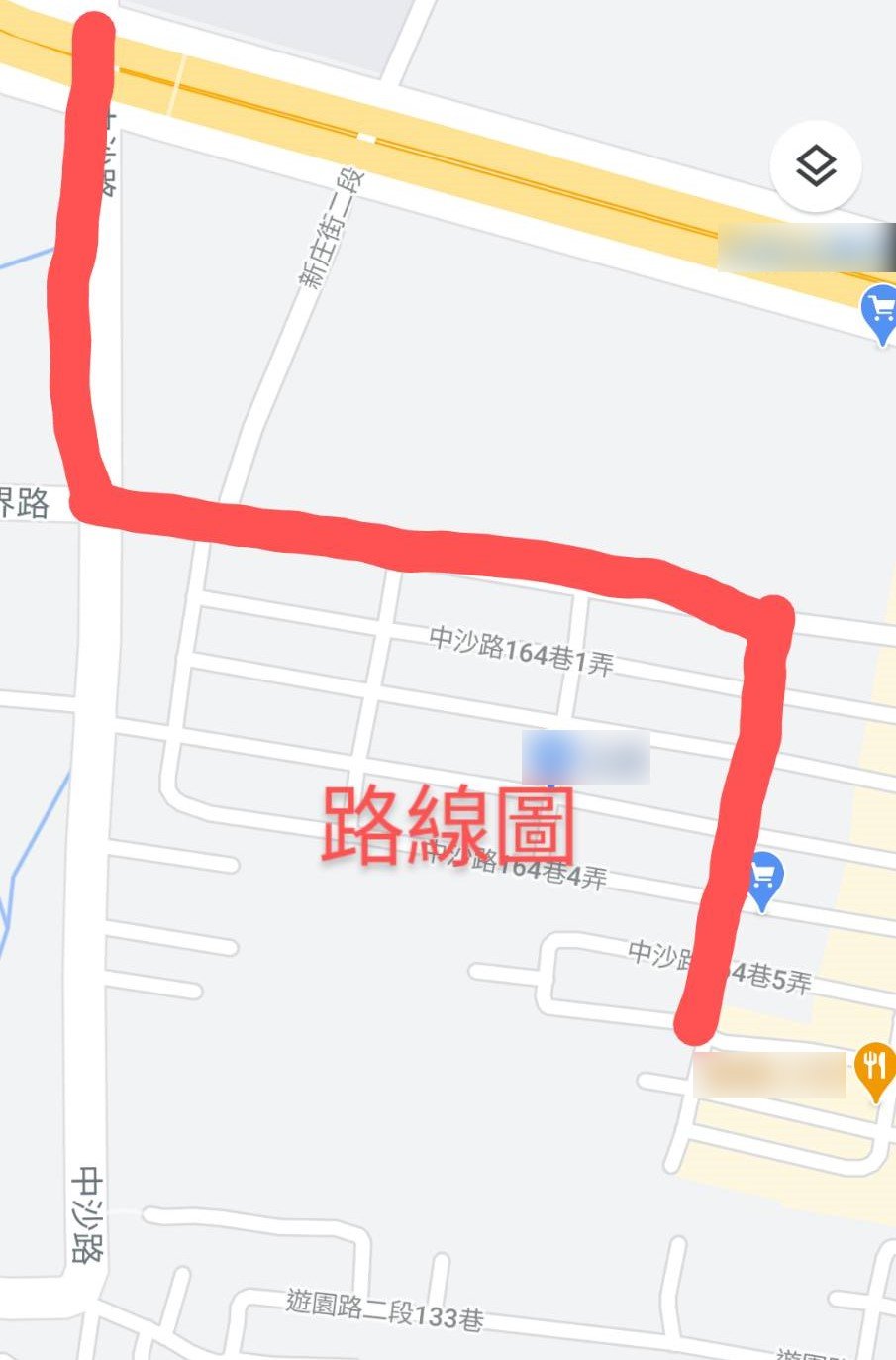 送肉粽完整路線。（圖／林里長提供）
