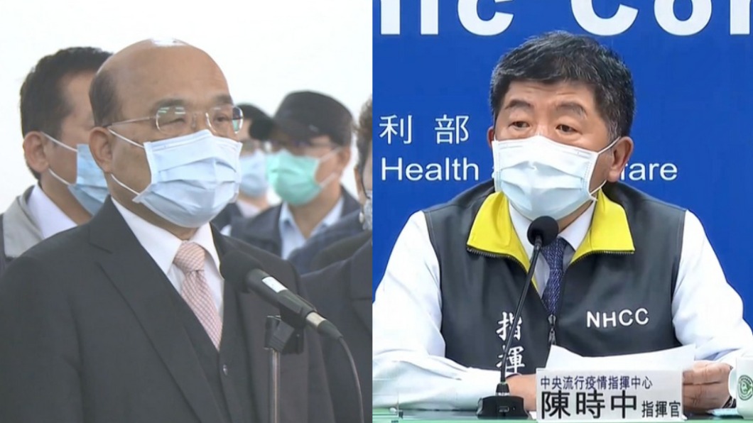 蘇貞昌及陳時中將帶頭施打疫苗。（圖／TVBS）