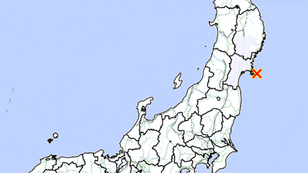 日本宮城縣外海7.2強震 緊急發佈海嘯警報