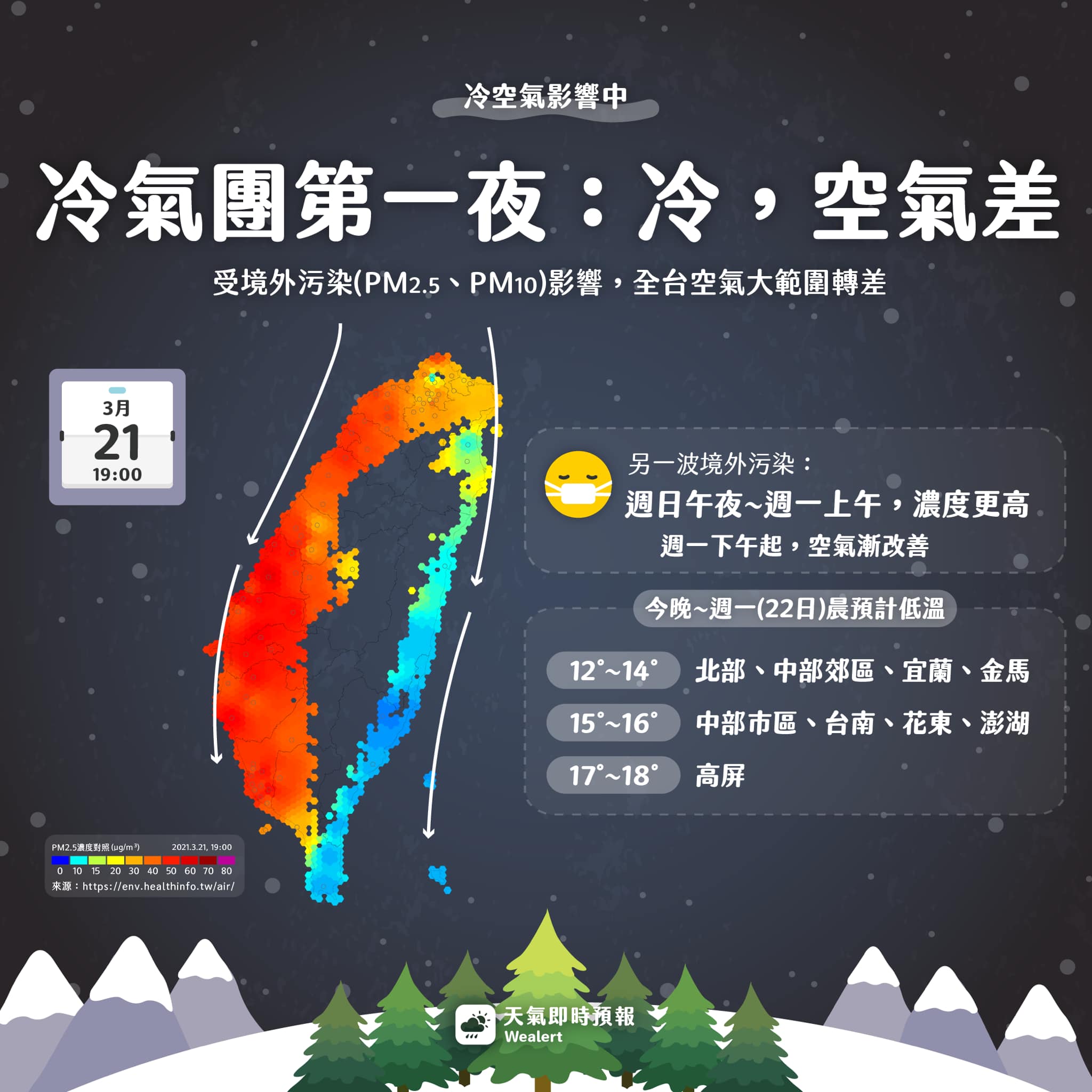 圖／天氣即時預報臉書粉專