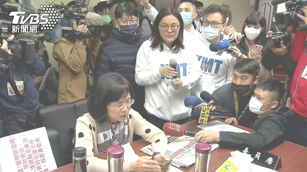 陳玉珍（中）擔任立院衛環委員會召委。（圖／TVBS）