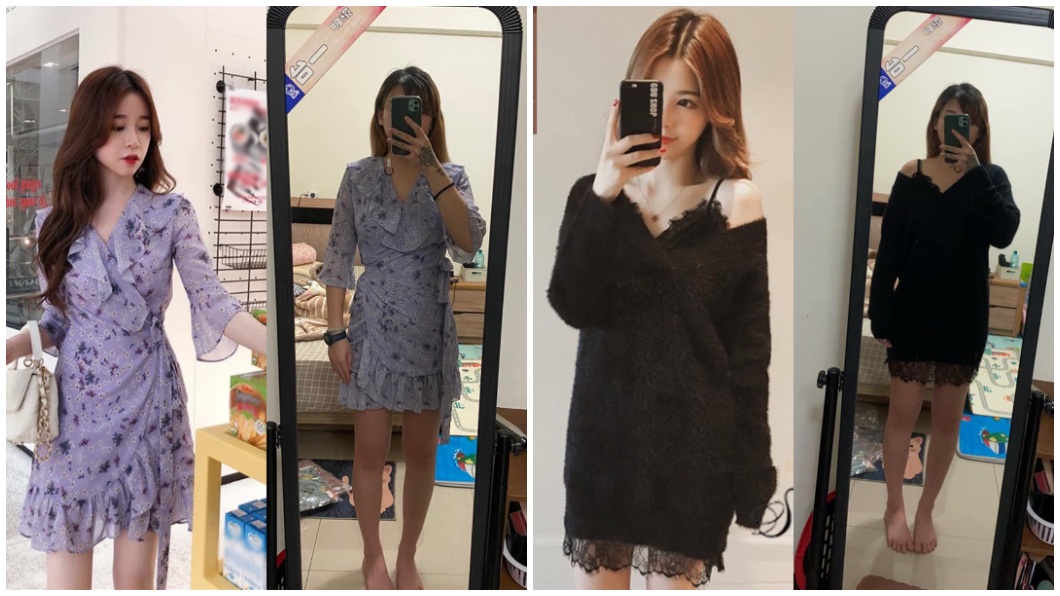 人妻收到老公送給她的衣服。(圖/網友陳小姐提供)