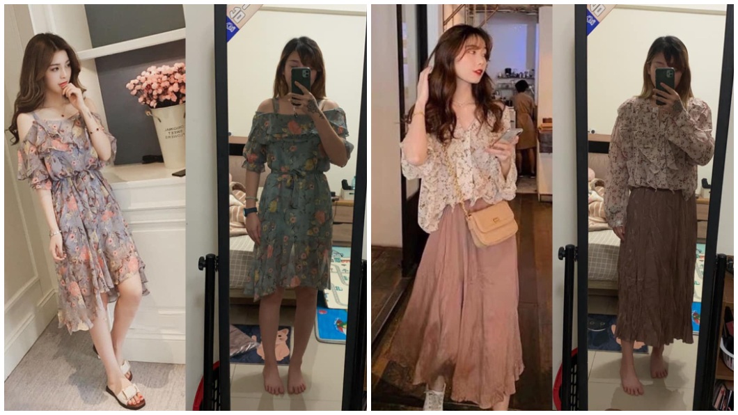 丈夫送了4套衣服給她,但試穿後卻讓她崩潰。(圖/網友陳小姐提供)