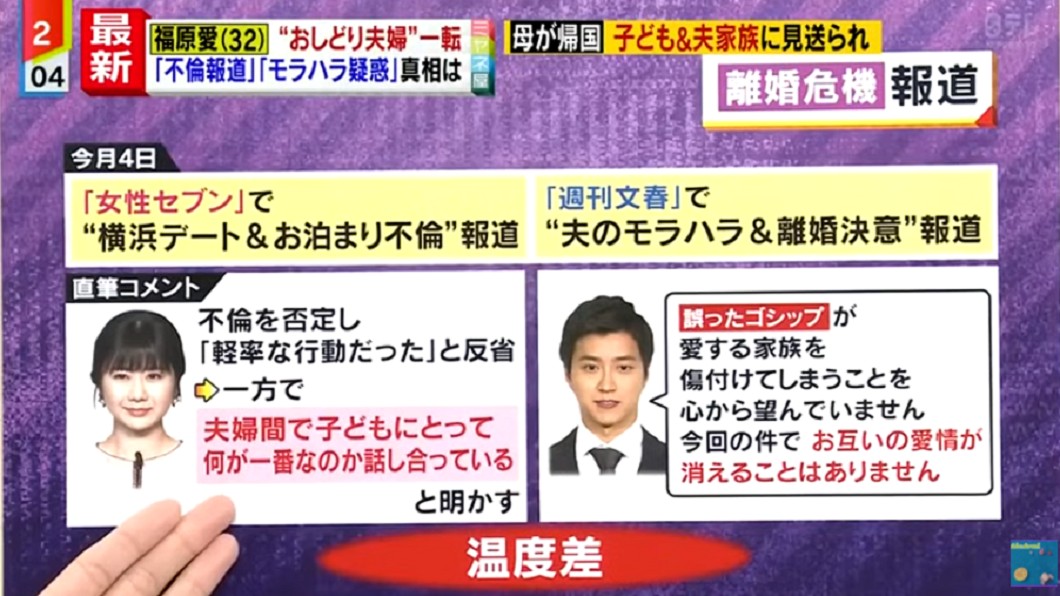 江宏傑、福原愛驚爆婚姻亮紅燈。(圖/翻攝自YouTube)