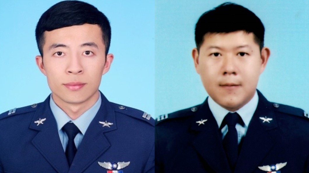 失事上尉潘穎諄及中尉羅尚樺。（圖／國防部提供）
