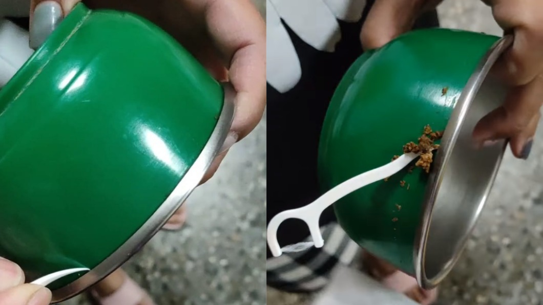 幼園童拿三色碗盛飯 家長牙線挖「縫隙」一看噁翻