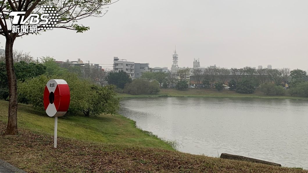 圖為岡山典寶溪滯洪池。(圖/中央社)