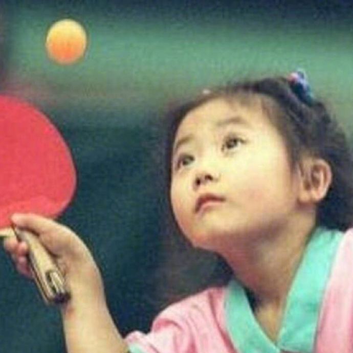 福原愛自小被媽媽訓練打桌球。(圖/翻攝自福原愛微博)