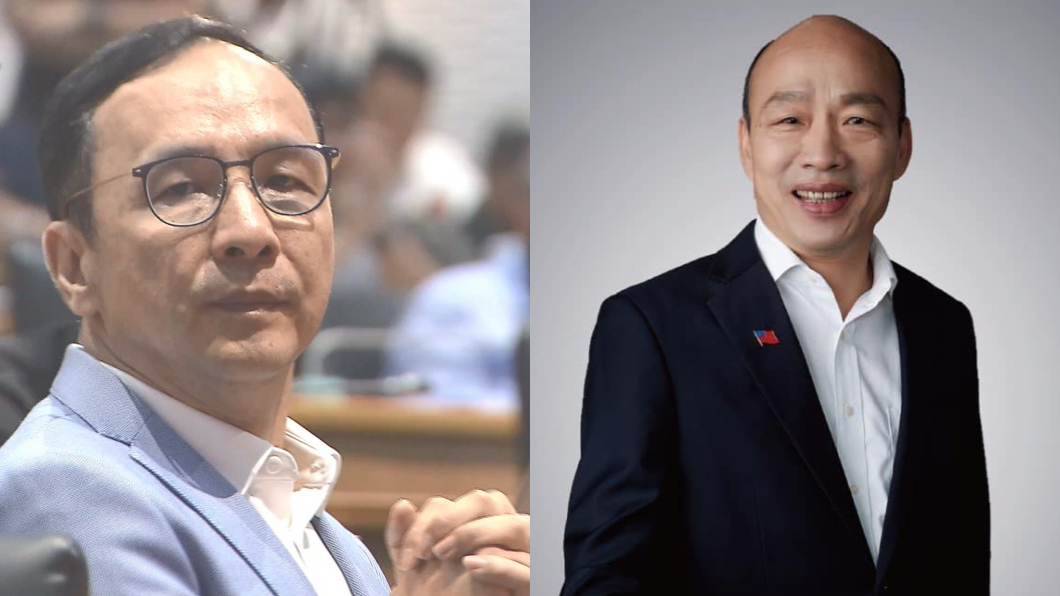 朱立倫日前鬆口曾與韓國瑜見過幾次面。(圖/TVBS資料畫面、翻攝自韓國瑜臉書)